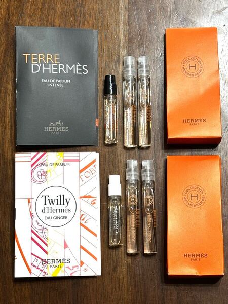 新品未使用 HERMES PARFUMS サンプル お試し 6点セット 計20ml