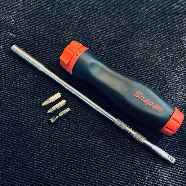 中古 スナップオン ラチェットドライバー グリップ シャンク ビット のセット SGDMRC4-80 SDM213B