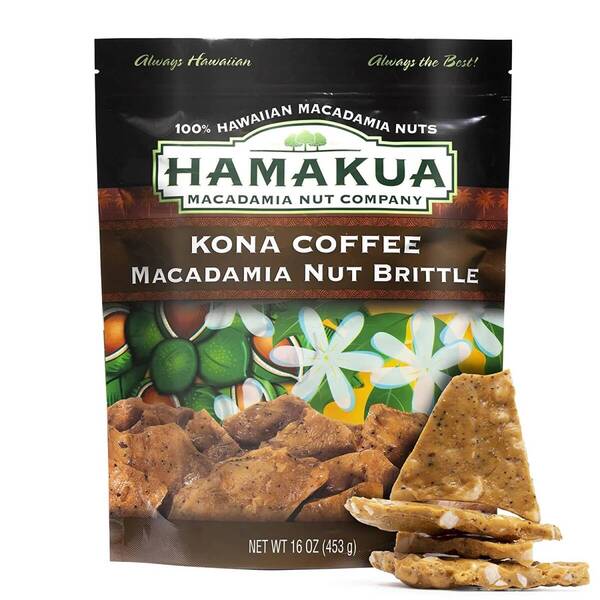 ハワイお菓子 ハマクア コナコーヒー マカダミアナッツ ブリトル 453g/16oz Hawaii HAMAKUA 美味しい お土産 おみやげ おつまみ おつまみ