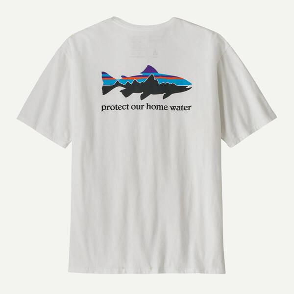 パタゴニア メンズ・ホーム・ウォーター・トラウト・オーガニック・Tシャツ WHI(XL)