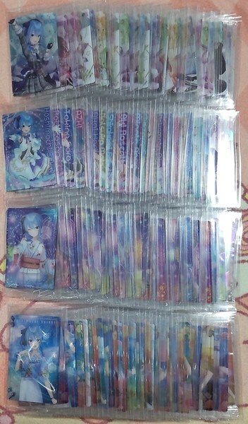 ホロライブ 1段 2段 3段 フルコンプ 4段 セミコンプ 100枚以上 ウエハース YAGOO ウエハースカード 第8R