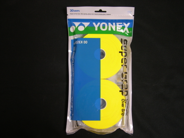 YONEX(ヨネックス)グリップテープ (ウェット) 30本(黄)