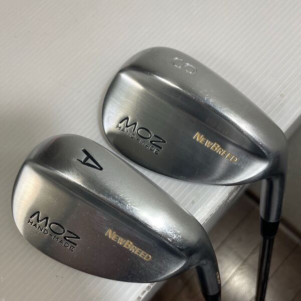 ウェッジ2本セット NEWBREED MOZ HAND MADE AW SW DYNAMIC GOLD S400 ダンロップ ニューブリード モズ ダイナミックゴールド DG 番4081