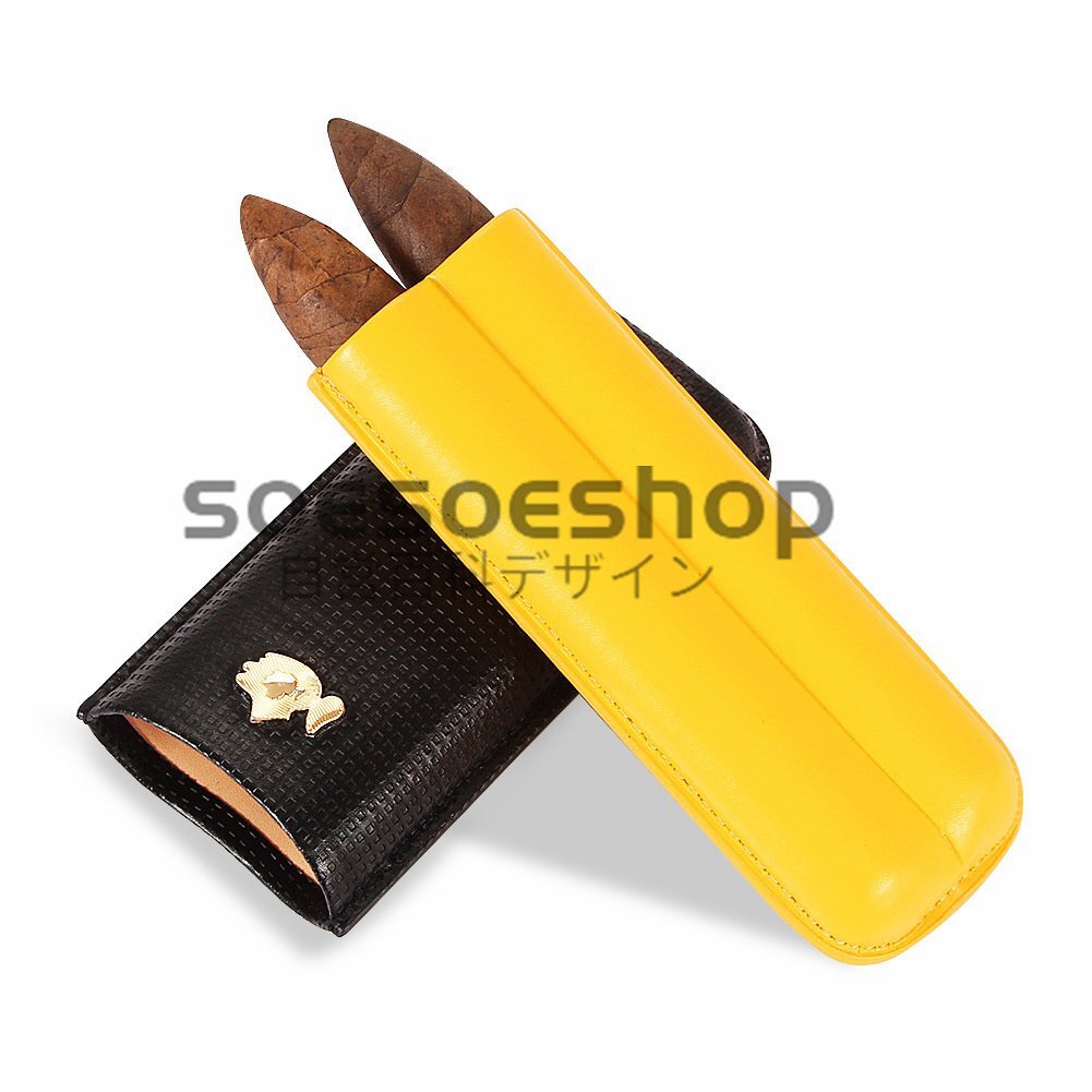 葉巻用品レザーシガーケースヒュミドールポータブルポケット旅行ヒュミドールボックス