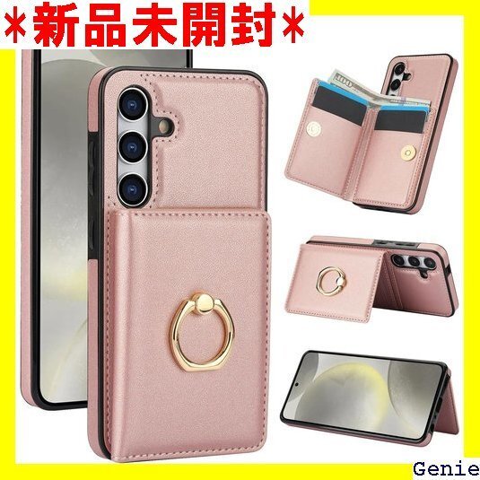 Galaxy S25 ケース 手帳型 SCG13/SC ゃれ 耐衝撃 RFIDブロック機能 - ゴールデンピンク 89