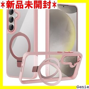 Galaxy S24 ケースMagSafe対応 スタン スマホケース ギャラクシーS24 6.2インチ ピンク 36