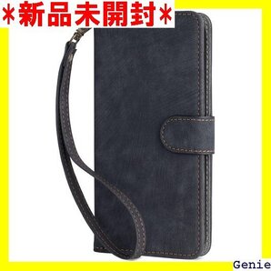 For Xiaomi Poco X7 Pro 5G / ンズ保護 合成皮革 + TPUケース 指紋防止 ブラック 17