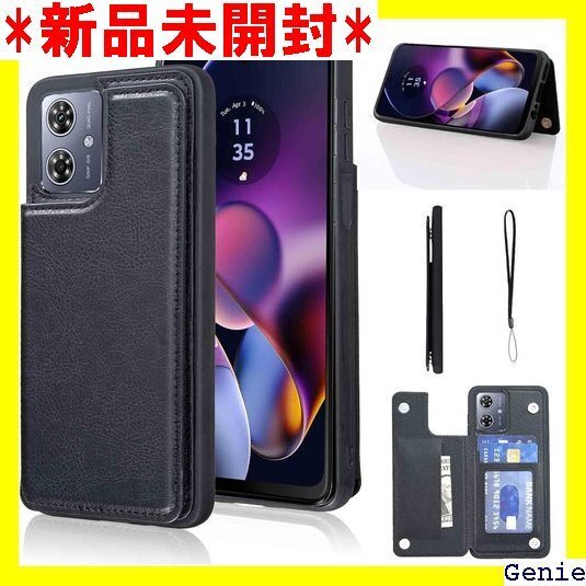 Geshh Moto G64 5G/G64Y 5G 財 防止 手帳型ケース モトローラ モト g64y 5G 黒 19