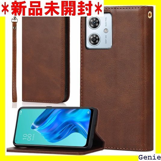 適用 moto g64 5G ケース 手帳型 moto ード入れ スタンド 落ち着いた色 レトロ ダークブラウン 8