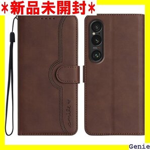 Gedurya Xperia 1 VI ケース 手帳型 エクスペリア 1 vi 携帯カバー 財布型 - ブラウン 17