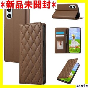 Gedurya Xperia 10 VI ケース 手帳 Xperia10 VI 手帳型 携帯ケース - ブラウン 67