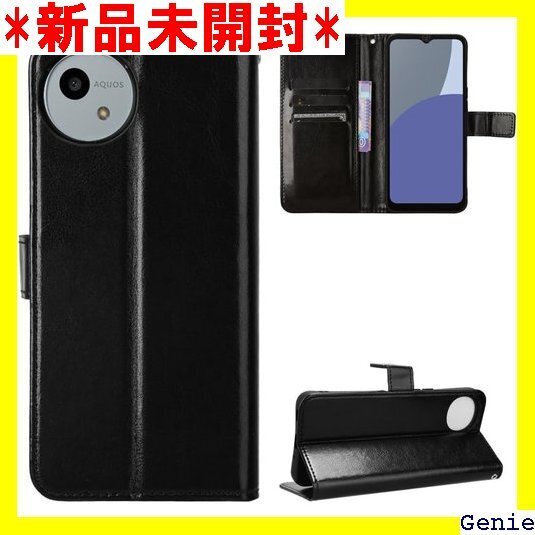 For AQUOS wish4 SH-52E 用の手帳 カバー ケース Hcsxlcj wish4用の ブラック 20