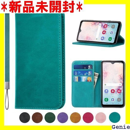 AQUOS Wish 4 ケース 手帳型 高質PUレザ スタンド機能 便利 スプラット同梱 携帯ケース グリーン 35