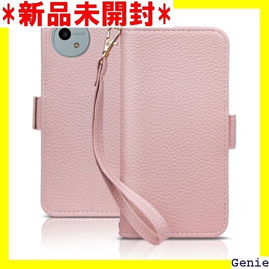 SZJAMIE AQUOS wish4 ケース 手帳型 sh4 SH-52E/A402SH対応アプリコットピンク 125