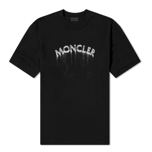 送料無料 197 MONCLER モンクレール 8C00002 89A17 ブラック Tシャツ カットソー 半袖 size XL