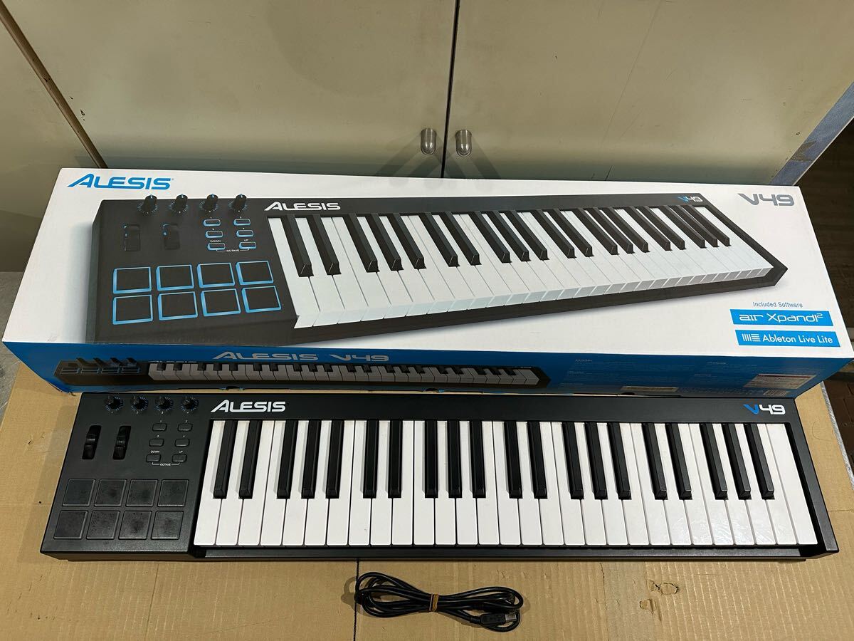 ALESIS V49 MIDIキーボード 49鍵 8パッド