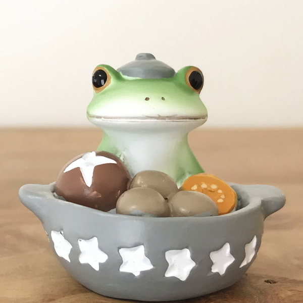 コポー お鍋の中からカエル
