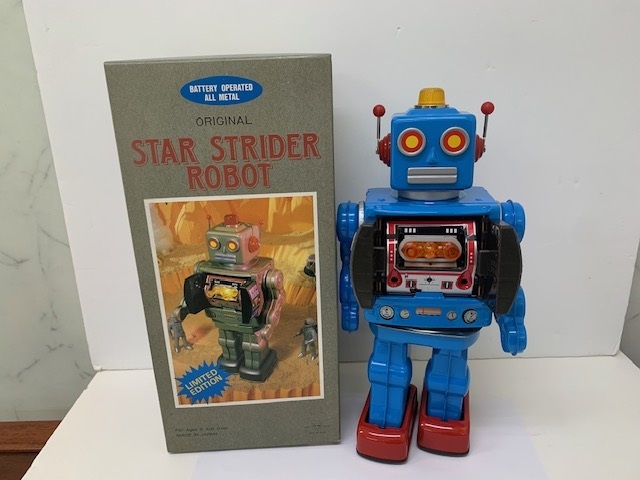 Yahoo!オークション -「スターストライダーロボット」(ブリキ Yahoo!オークション -「スターストライダーロボット」(ブリキ