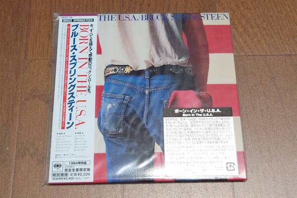 ブルース・スプリングスティーン「ボーン・イン・ザ・U.S.A.」紙ジャケット CD