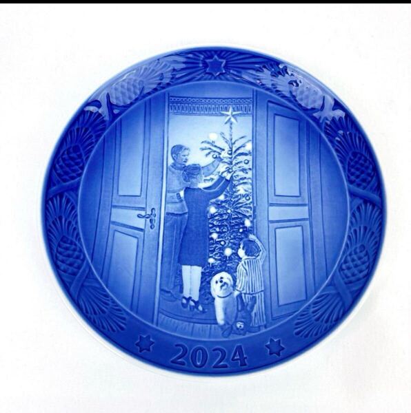 ☆美品☆ロイヤルコペンハーゲン イヤープレート 2024年 飾り皿☆ROYAL Copenhagen☆