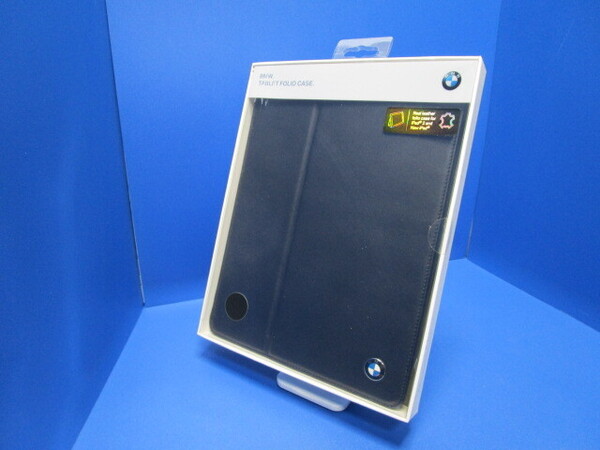 iPad 第4世代 iPad第3世代 iPad第2世代 手帳型 ケース カバー CG Mobile BMW 本革 牛革 ダークブルー CG Mobile BMW iPad Dark Blue ★