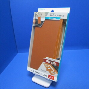 LEPLUS NEXT MSソリューションズ MS Solutions Galaxy S24 Ultra 薄型・軽量PUレザー手帳ケース 「Twoal W」 キャメル LN-24SG2BLP2CA