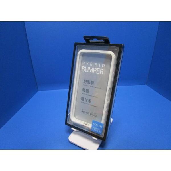 ラスタバナナ RASTABANANA ハイブリッド バンパーケース 耐衝撃 軽量 AQUOS wish3 ホワイト 白 AQUIS OFFICIAL ACCESSORY