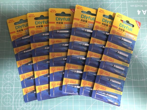 CR425 Dlyfull 30本(5本入×6)電気ウキ用竿先ライト穂先ライト用