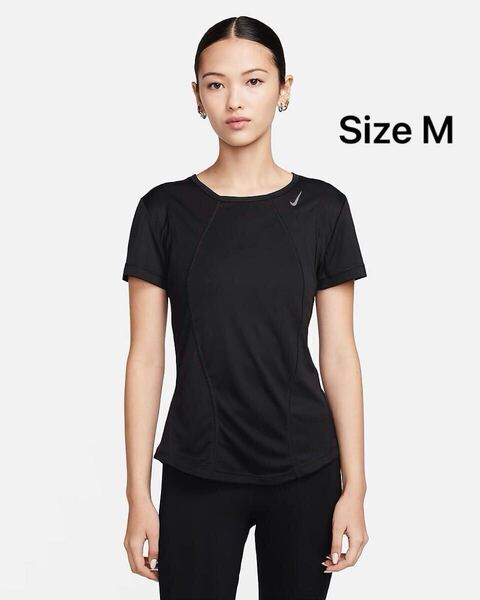 ナイキ レディス 陸上/ランニング 半袖Tシャツ ウィメンズ ファスト トップ Dri-FIT ショートスリーブ サイズM ブラック 10984