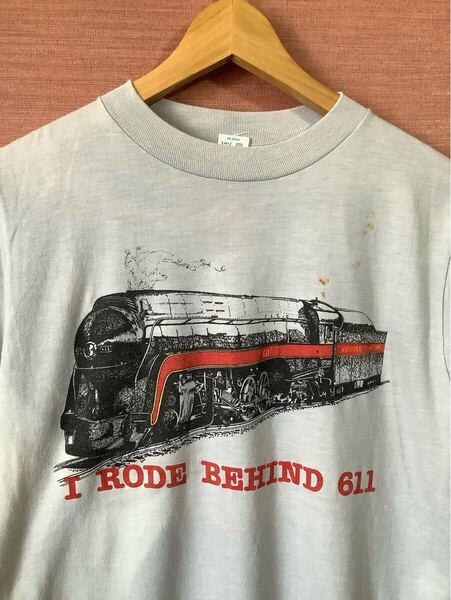 【N&W】80s ARTEX ヴィンテージTシャツ USA製 蒸気機関車 スーベニア