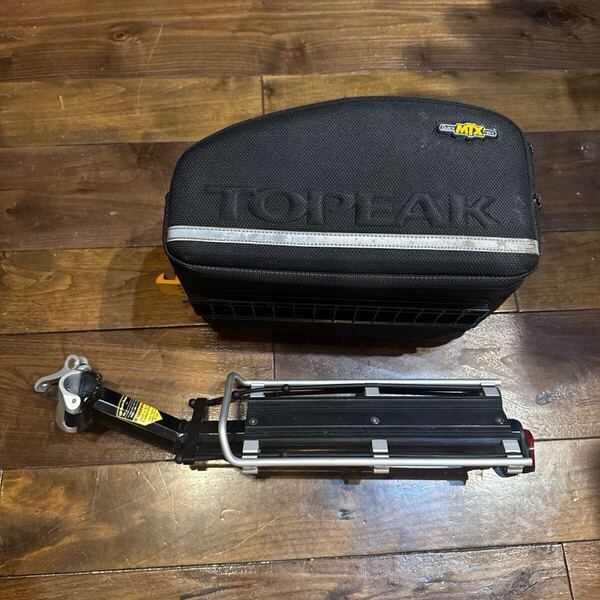 TOPEAK QUICK MTX TRACK BEAMRACK V-TYPE トピーク バッグ リアバック 荷台 キャリア 旅 ツーリング