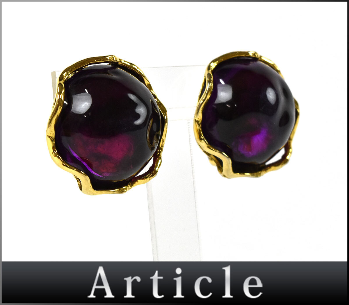 ◇◇YSL イヤリング アクセサリー ヴィンテージ イヴ サン