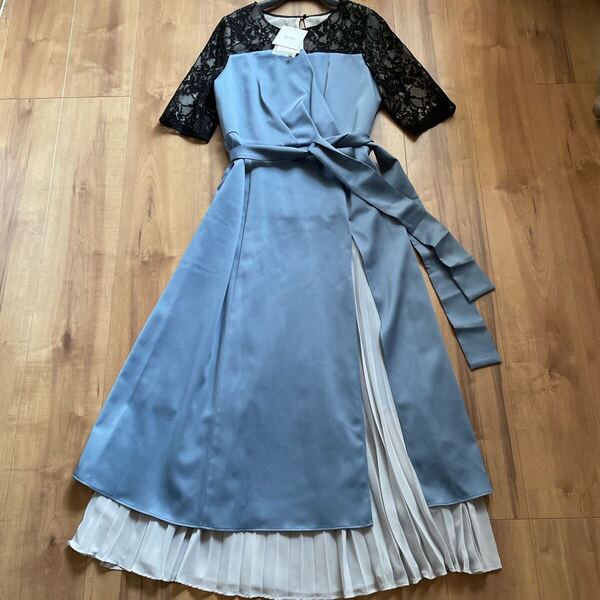 新品 rire fete 定価¥3万3000円 ロングワンピース スコットクラブ