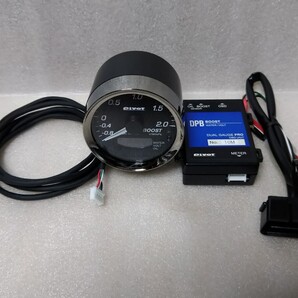 送料無料 PIVOT DPB DUAL GAUGE PRO デュアルゲージプロ ブースト・水温/電圧 イルミ切替色ホワイト/ブルー ピボット
