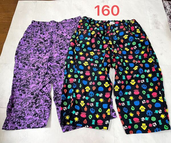 UNIQLO スプラトゥーン 160 ステテコ ハーフパンツ Nintendo 二枚セット