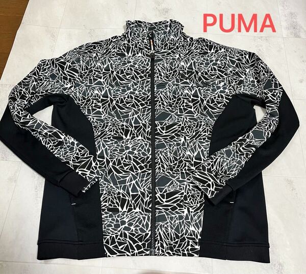 PUMA プーマ PLAY TIME ジャージ グラフィカル Mサイズ メンズ ジップアップ