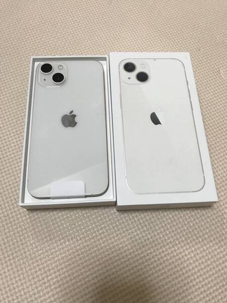 ★☆新品 iPhone13 128G ホワイト SIMフリー 完済①☆★