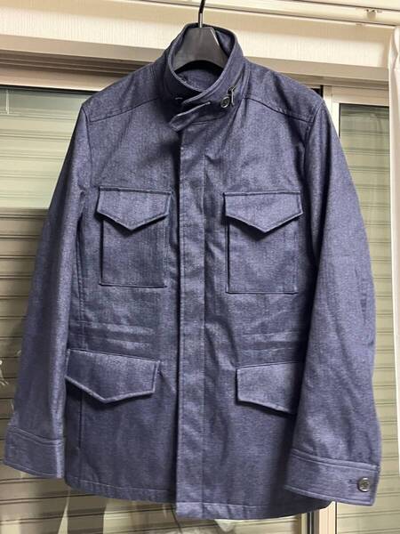 極美品 MEN'S MELROSE COMFORT DRESS エステルミルドボンディング M65 M 65 M-65 ミリタリーブルゾン ネイビー メンズメルローズ