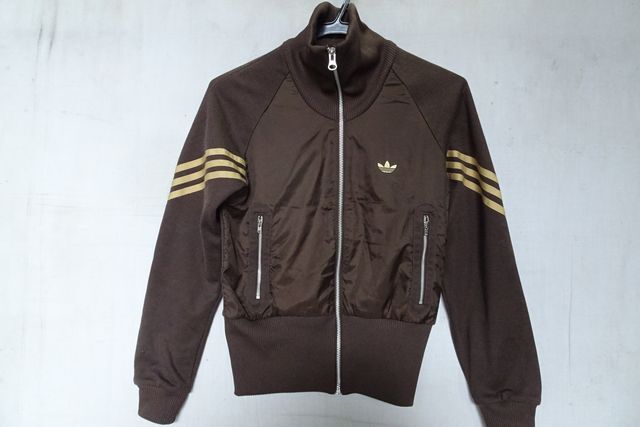 Yahoo!オークション -「adidas トラックジャケット ブラウン」の