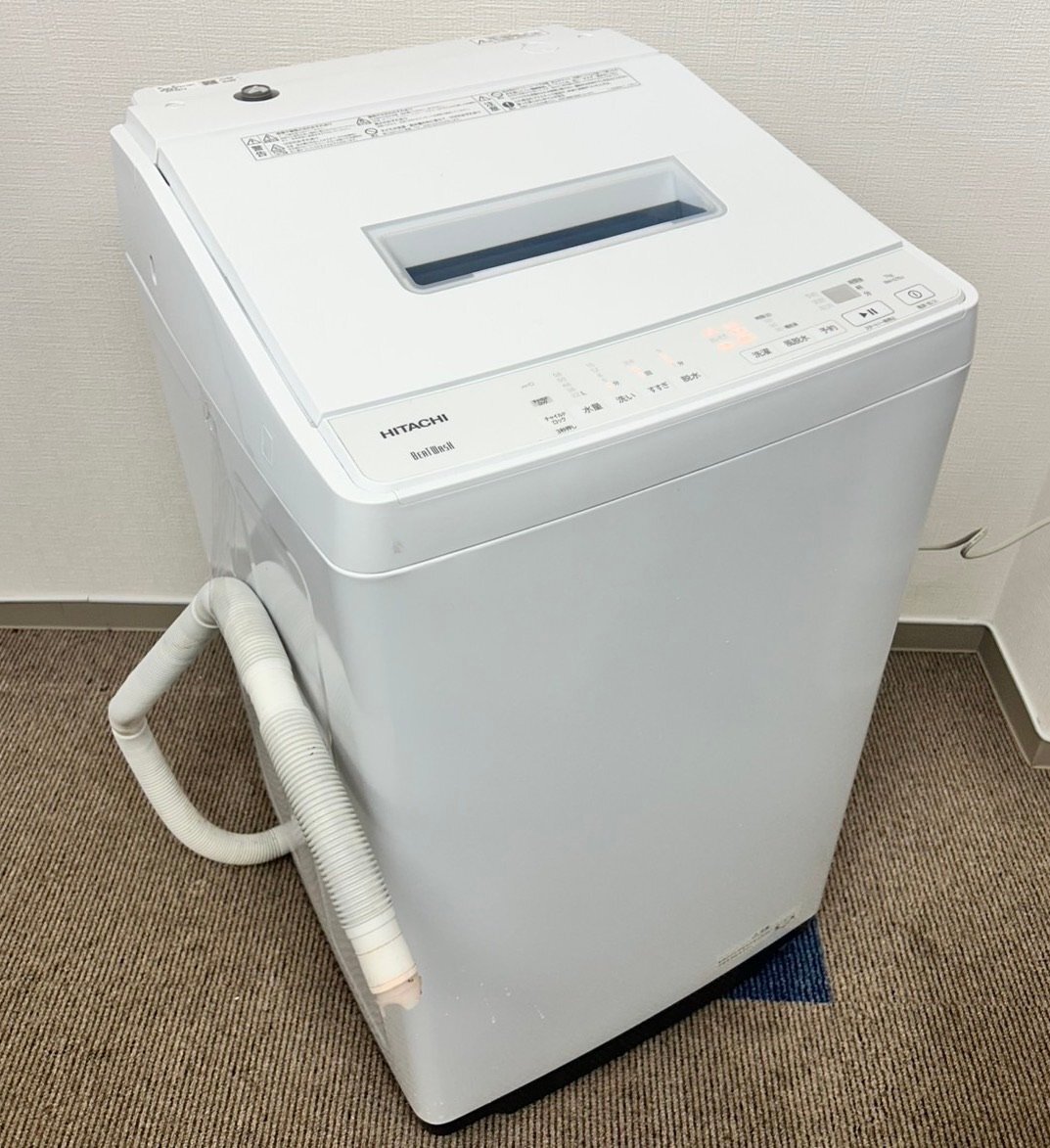 Amazon.co.jp: 【中古】O▽日立 洗濯機 全自動 2018年 7.0kg 風