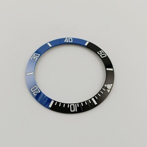 社外品 セラミック ベゼル インサート ブラック/ブルー 黒青 【対応】 ロレックス サブマリーナ 116610 126610等 Rolex