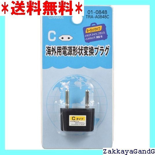 ☆★☆ オーム電機 Ohm Electric 海外用電源形状変換プラグ Cタイプ TRA-A0848C 7