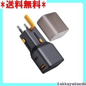 ☆★☆ VOLTME 海外 変換プラグ 全世界対応 35W 2 リカ/中国などの国に対応 VITO Go 35 ブラック 107