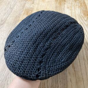 NEW YORK HAT used ニューヨークハット ハンチング 帽子 黒 ブラック ワンサイズ ユーズド 古着