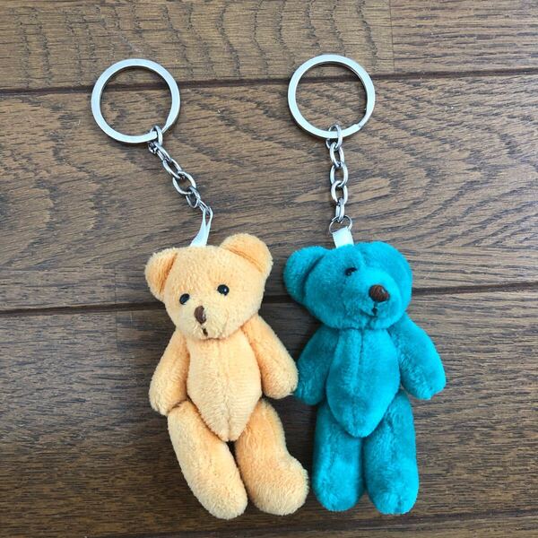 キーホルダー 2個 テディベア