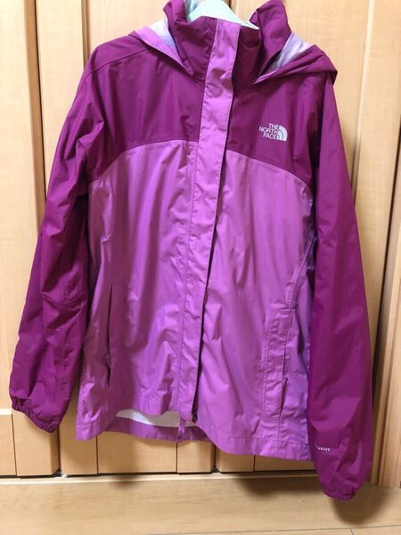 THE NORTH FACE ジャンパー 防水 130 パープル 女の子