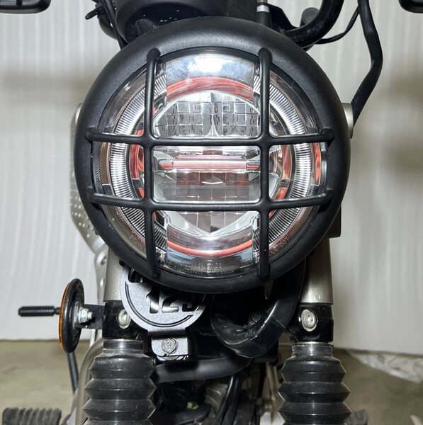 《ネジ固定式》ハンターカブ CT125 モンキー ヘッドライト ガード カバー ABS製 HJ RACING