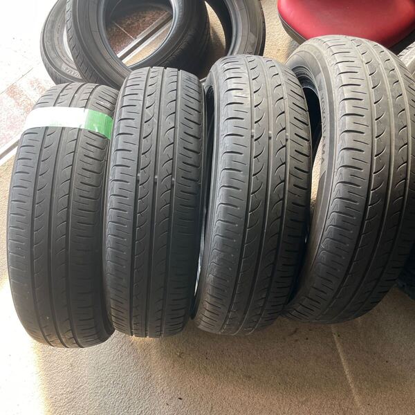 155/65R14 ヨコハマ ブルーアース 中古夏4本 2020年製 送料無料 残溝少なめ