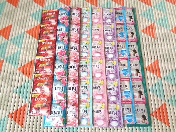 お試し品●8ml&10ml●8種類×6個●ダウニー●柔軟剤●バリ島●小袋タイプ