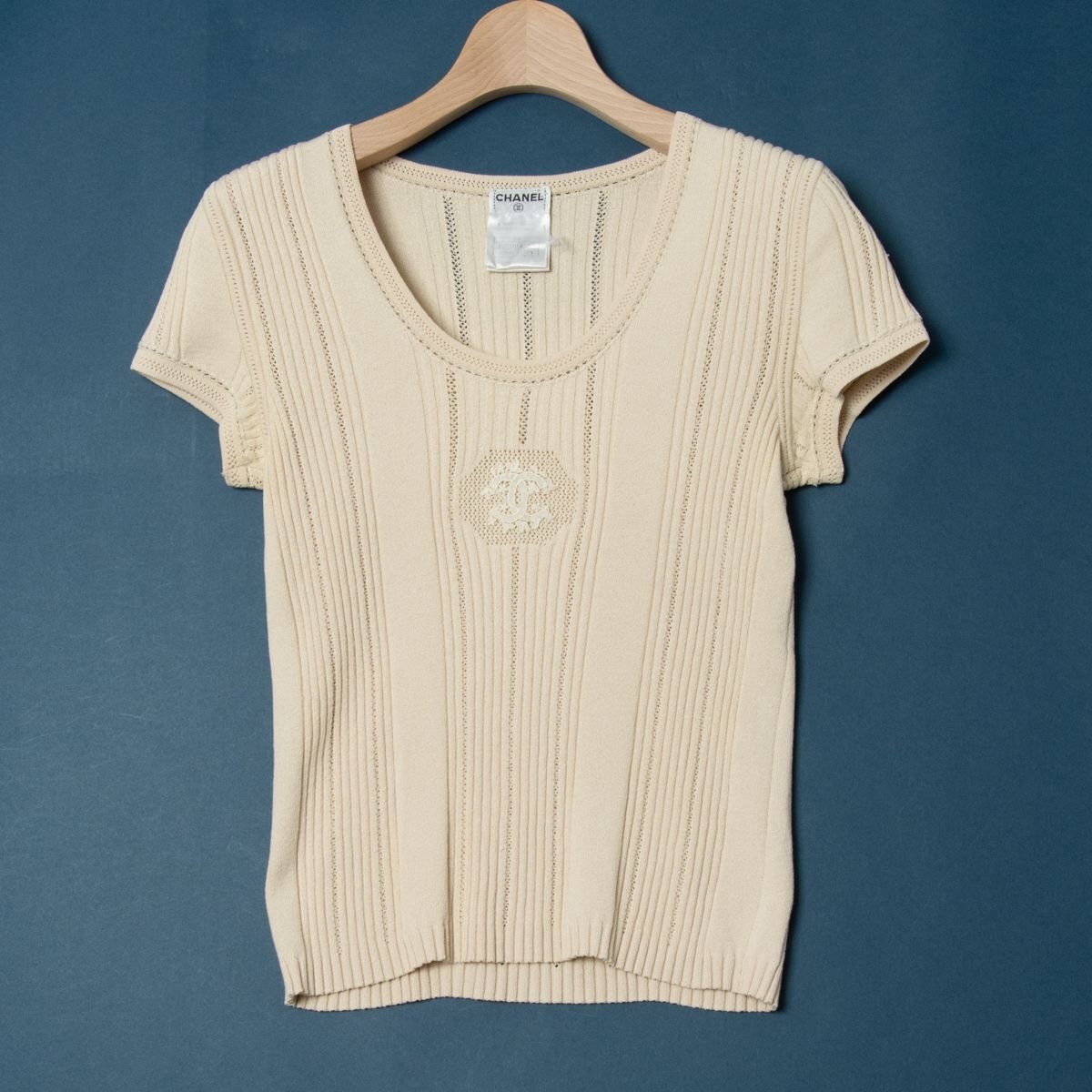 Yahoo!オークション -「(シャネル chanel) ニット」(半袖 Yahoo!オークション -「(シャネル chanel) ニット」(半袖